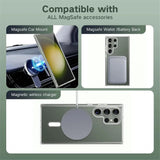 Original Transparent Hard PC Magnetic Case For Samsung