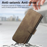 Leather Removable Wallet Card Slot Flip Holder Magnetic Case for Samsung