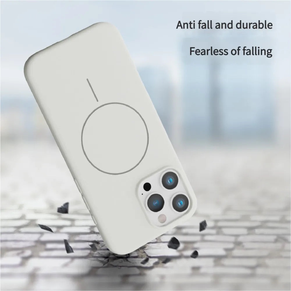 Luxury Frosted TPU Magnetic Case For iPhone