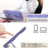 Magnetic Ring Card Holder Slide Camera Protector Case For iPhone