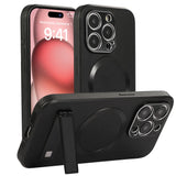 Luxury Magnetic Leather Stand Case For iPhone