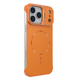 Matte Magnetic Lens Stand Hard PC Case for iPhone