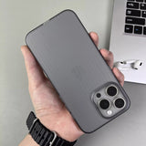 Natural Titanium Grating Stripe Case For iPhone
