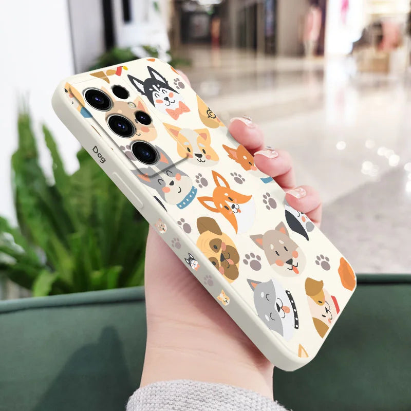 Round Dogs Case For Samsung Galaxy