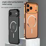 Metal Magnetic Original Color Backplate Case For iPhone