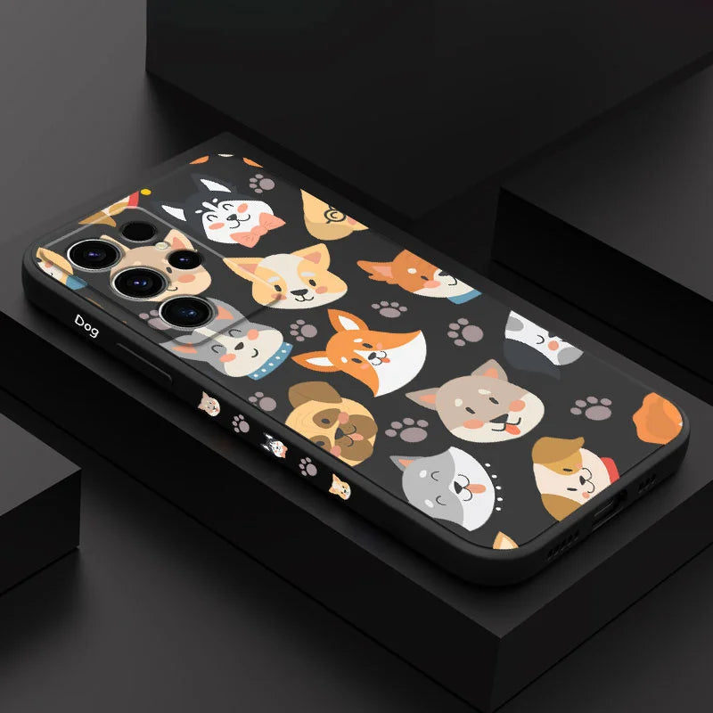 Round Dogs Case For Samsung Galaxy