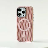Honeycomb Grid Mesh Cooling Magnetic Case for iPhone