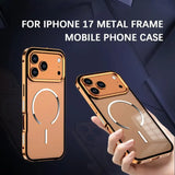 Metal Magnetic Original Color Backplate Case For iPhone