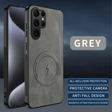 Luxury Leather Magnetic Case For Samsung Galaxy
