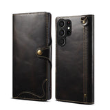 Luxury Genuine Leather Business Case for Samsung