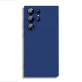 Square Liquid Silicone Soft Case For Samsung Galaxy