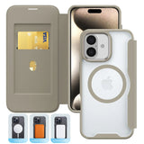 Luxury Flip Slot Card Wallet Magnetic Case For iPhone