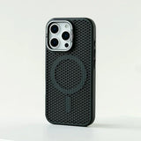 Honeycomb Grid Mesh Cooling Magnetic Case for iPhone