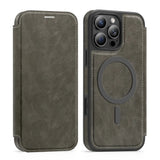 Magnetic Flip Leather Wallet Magnet Phone Case For iPhone
