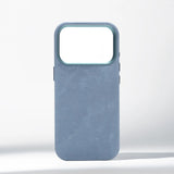 Luxury Shockproof Magnetic Fiber Leather Case For iPhone