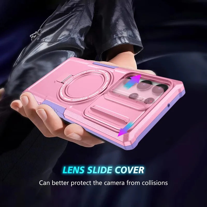 Hybrid Armor Magnetic Case For Samsung