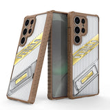 Armor Lens Protection With Holder translucent Case For Samsung