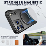 360° Magnetic Bracket Case For iPhone