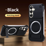 Borderless Canvas Magnetic Ring Case for Samsung Galaxy