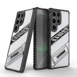 Armor Lens Protection With Holder translucent Case For Samsung