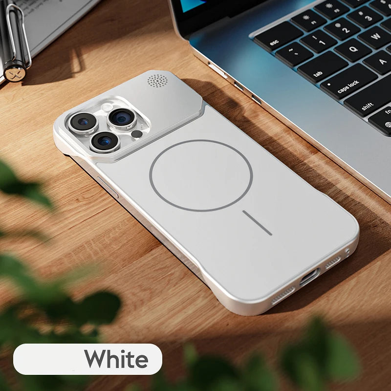 Magnetic Luxury Solid Color Aromatherapy Case For iPhone