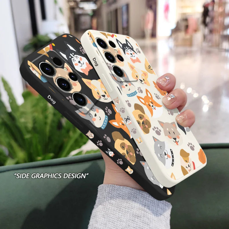 Round Dogs Case For Samsung Galaxy