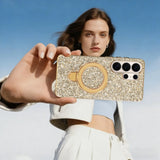Starry Glitter Sequin Folding Stand Case For Samsung