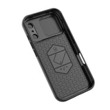 Slide Camera Protect Ring Holder Armor Case For iPhone