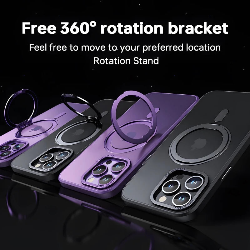 360° Rotation Holder Magnetic Case For iPhone