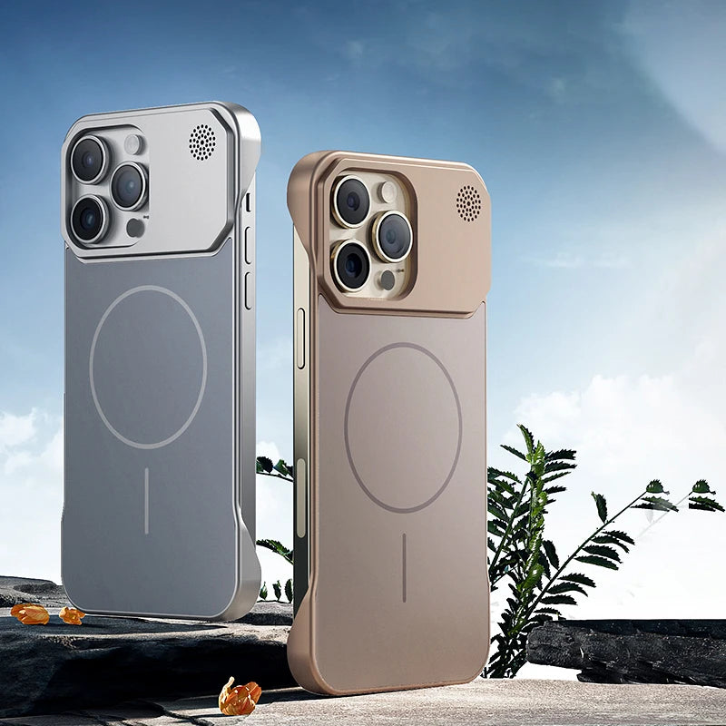 Magnetic Luxury Solid Color Aromatherapy Case For iPhone