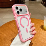 Colorful Magnetic Shockproof Case For iPhone