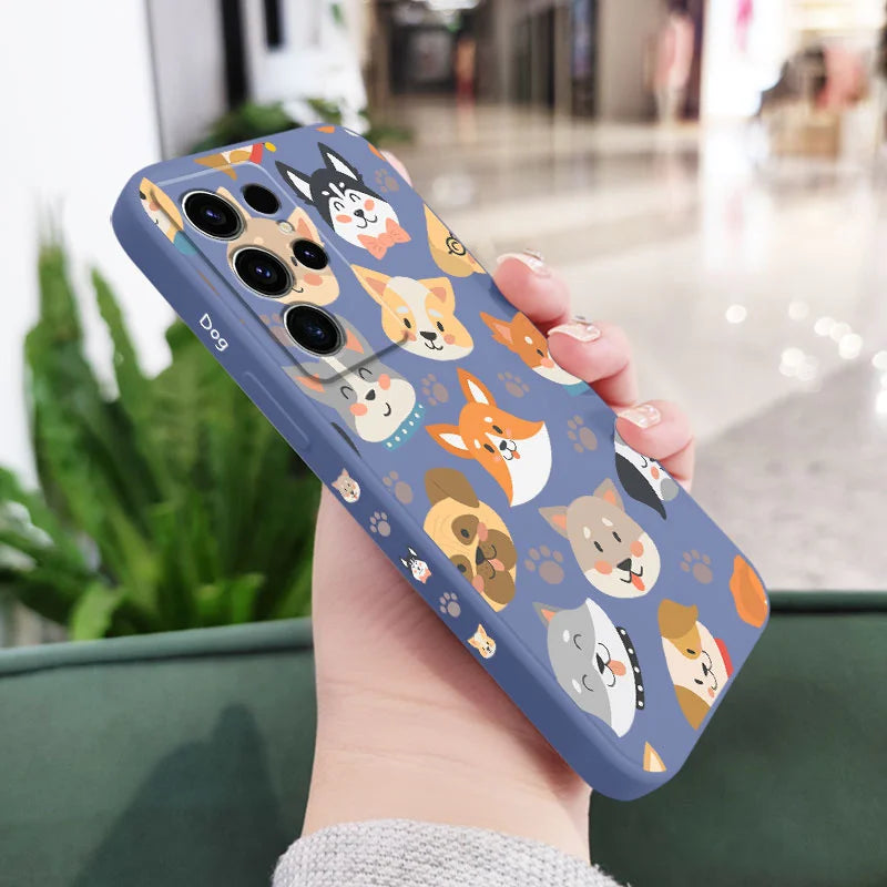 Round Dogs Case For Samsung Galaxy