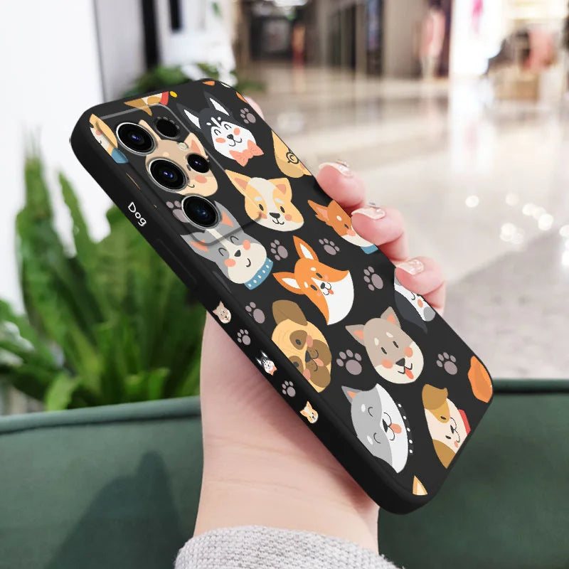 Round Dogs Case For Samsung Galaxy