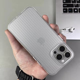 Natural Titanium Grating Stripe Case For iPhone