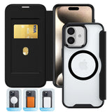 Luxury Flip Slot Card Wallet Magnetic Case For iPhone
