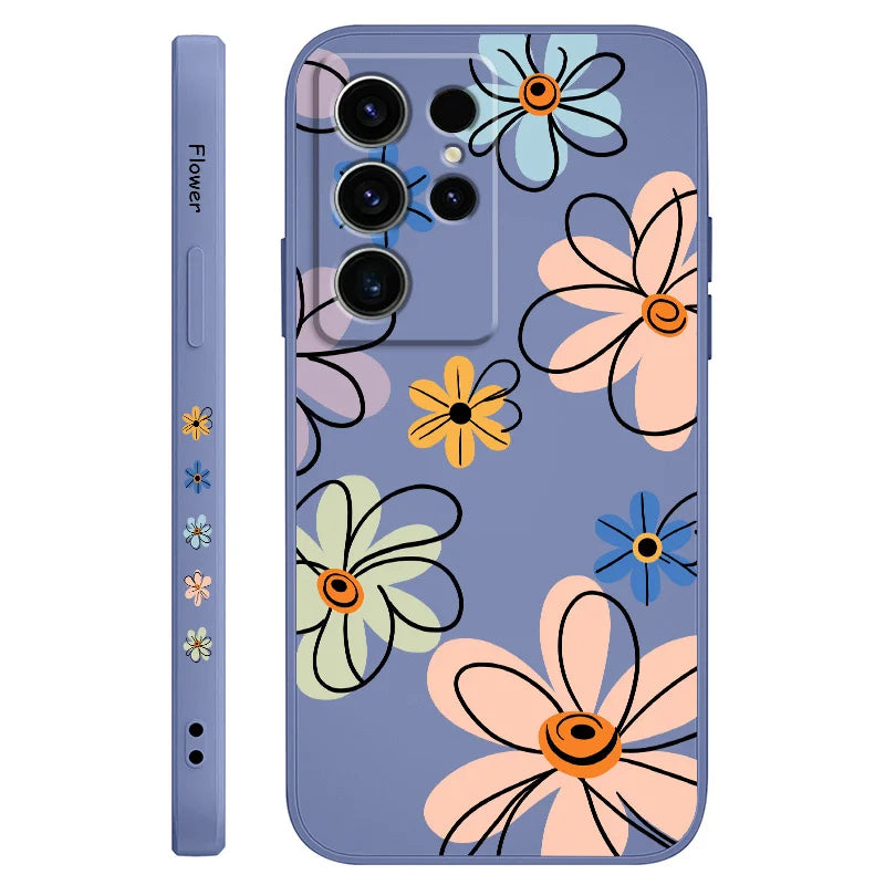 Hoop Flower Case For Samsung Galaxy