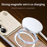 Borderless Canvas Magnetic Ring Case for Samsung Galaxy