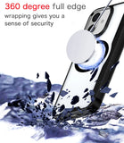 Luxury Flip Slot Card Wallet Magnetic Case For iPhone