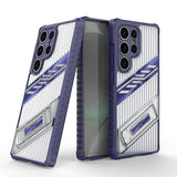 Armor Lens Protection With Holder translucent Case For Samsung
