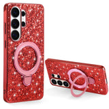Starry Glitter Sequin Folding Stand Case For Samsung