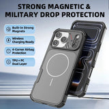 Heavy Armor Magnetic Phone Case For iPhone