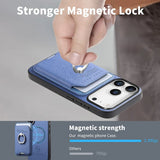 2 in 1 Wallet Anti Slip Magnetic Card Holder For iPhone