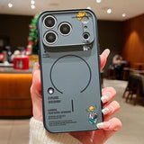 Magnetic Hanging Astronaut Pattern Case For iPhone