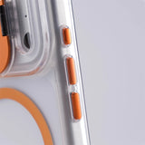 Luxury Transparent Magnetic Shockproof Case for iPhone