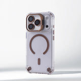 Luxury Transparent Magnetic Shockproof Case for iPhone
