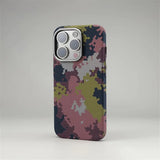 Camouflage Graffiti Relief Magnetic Case For iPhone