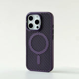 Honeycomb Grid Mesh Cooling Magnetic Case for iPhone