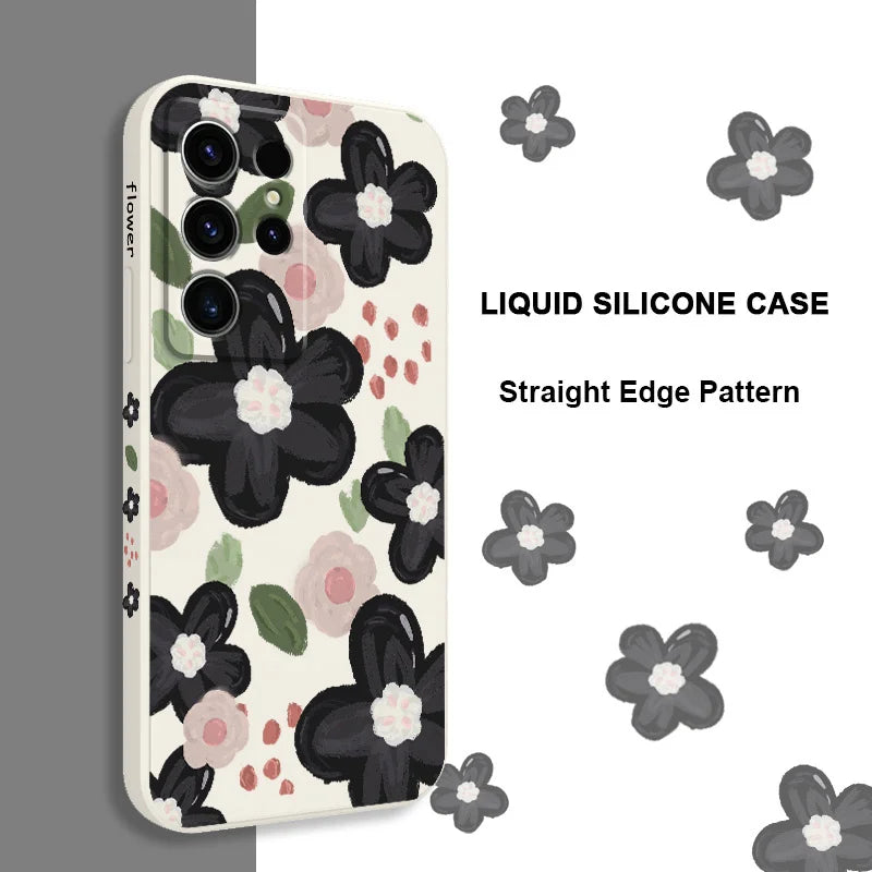 Red Bean Flower Phone Case For Samsung Galaxy