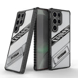 Armor Lens Protection With Holder translucent Case For Samsung