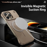 Magnetic Matte Frameless Aromatherapy Case For iPhone
